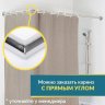 Карниз для душа П-образный 110х110 Усиленный 20 мм MrKARNIZ фото 7