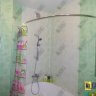Карниз для ванной Угловой Асимметричный Дуга 170х110 (Усиленный 20 мм) фото 6