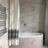 Карниз для ванной Угловой Асимметричный Дуга 160х95 (Усиленный 20 мм) фото 19